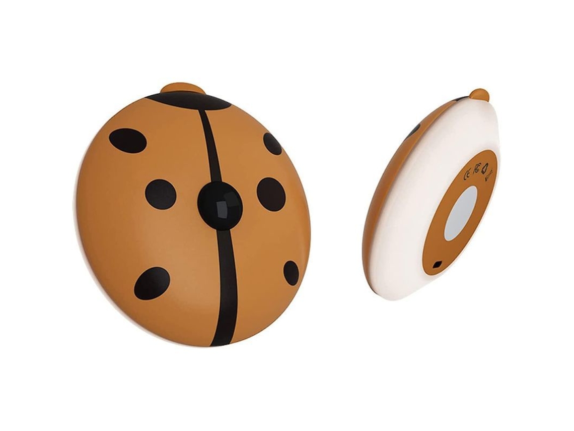 Nova Line luz Noturna com Detector de Movimento, Flashlight Portátil Infantil Ladybug, Presente para Menina