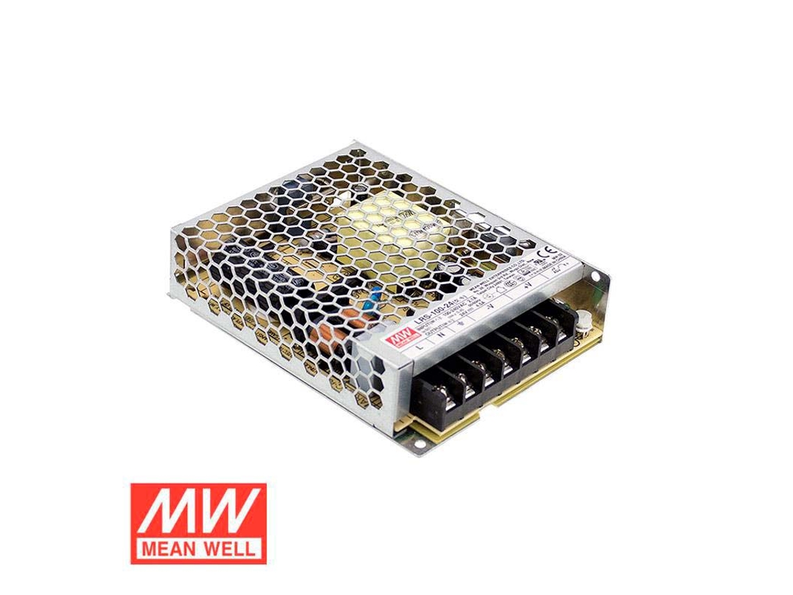 Fonte de Alimentação LEDBOX 24v/108w/45a mean well lrs-100-24