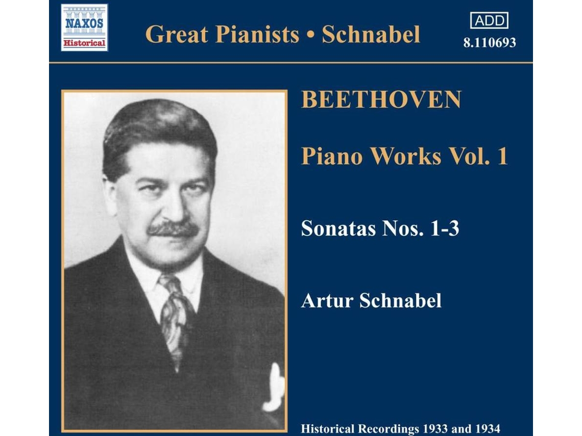 CD Schnabel,Artur - Klaviersonaten 1-3 (1CD)