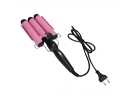 Modelador de Cachos Elétrico 2026 com 3 Barris de 32mm, Ferramenta para Estilizar Cabelos, 110-240V, Plugue UE