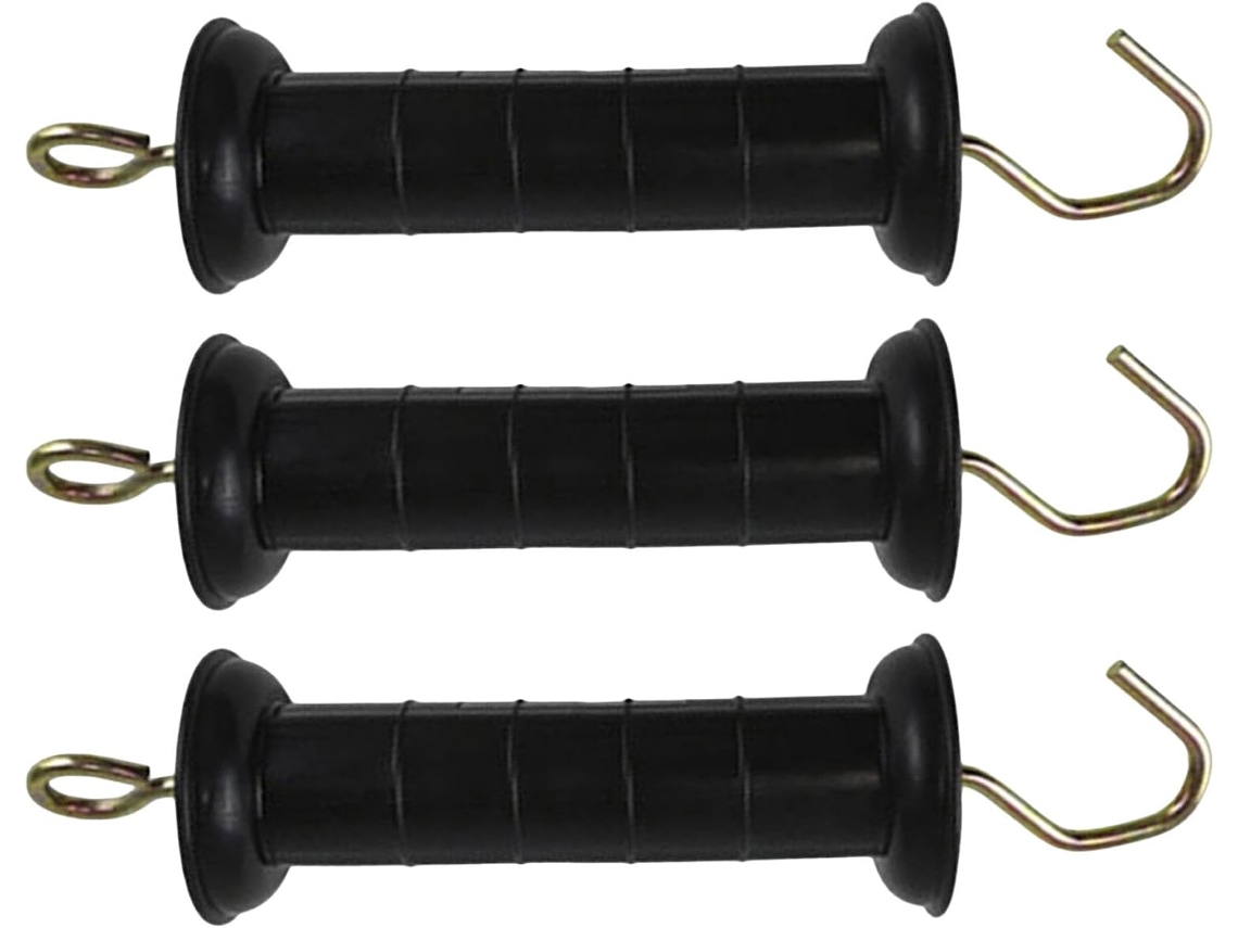 Conjunto De 3 Puxadores Isolados Para Portão Cerca Elétrica Beavorty Com Empunhadura Ergonômica E Isolamento Pulso