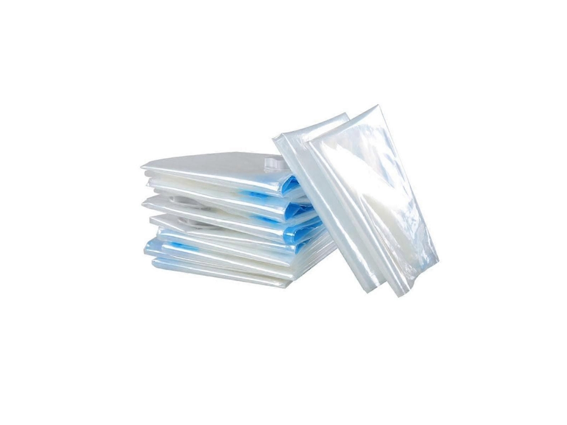 Saco De Compressão Curto E Transparente, Ideal Para Guardar Roupas Edredons Por Compressão.
