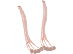 Conjunto De 2 Escovas Silicone Para Banho Plafope, Escova Longa Para Massagem E Esfoliação Corporal, Ideal Para Todos Os