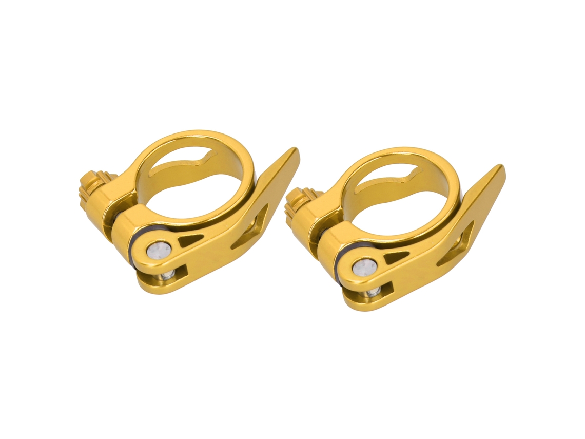 Abraçadeira rápida Mali para cadeira de bicicleta, 34.9mm, alumínio, acessório