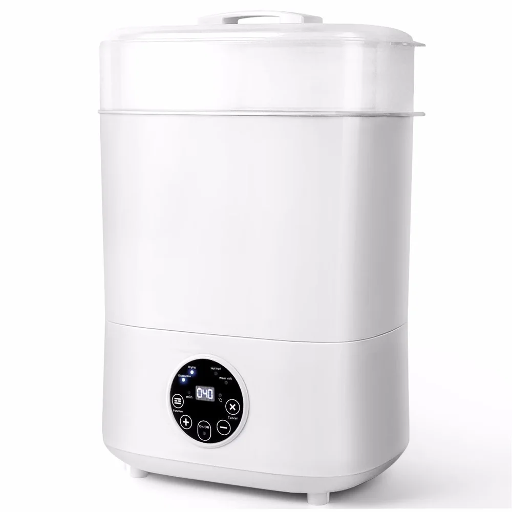 Esterilizador e Secador de Mamadeiras a Vapor Elétrico 4 em 1 MDUG (branco)