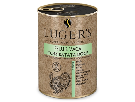 Comida Húmida para Cão LUGER'S Peru e Vaca com Batata Doce (Quantidade: 800 g)