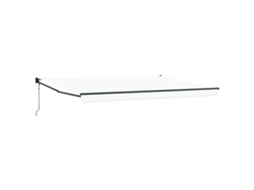 Conjunto 1 Toldo Retrátil Vidaxl Branco Poliéster (450 X 300 X 165 Cm)