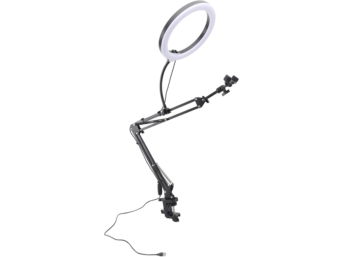Luminária de Encaixe com Suporte para Celular para Transmissões Ao Vivo e SFUSHOS