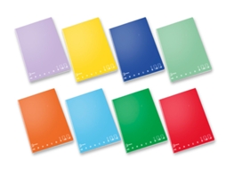 02303625m Caderno e Bloco 48 Folhas Multicoloridas Pigna