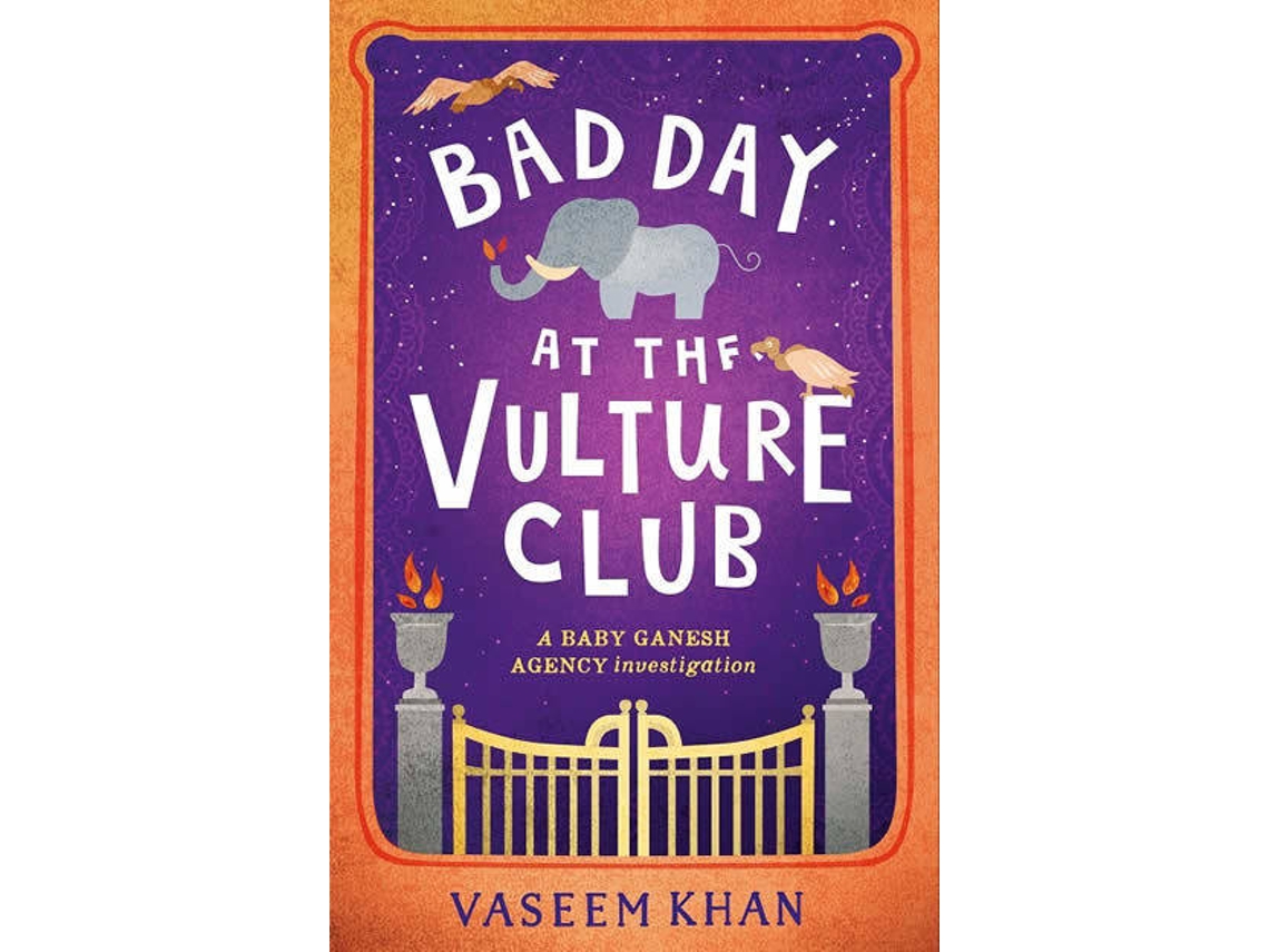 Livro Bad Day at the Vulture Club de Vaseem Khan (Inglês)