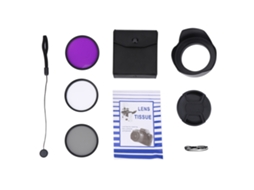 67mm Uv Cpl Fld Lens Filter Kit With Pouch Lens Cap Hood Photography Accessory LAXISCREED