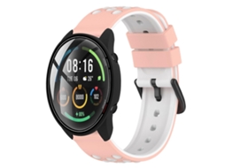 Pulseira De Silicone Poroso Bicolor De 22 Mm Para Xiaomi Mi Watch.