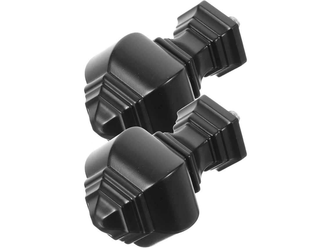 Conjunto De 2 Ponteiras Para Varão De Cortina, Design De Farol, Acessório Decorativo Fosco Para Varões De Cortina Conjunto De 2 Ponteir