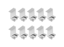 Conjunto de 10 braçadeiras de fixação para painéis solares, BRILVIBERA