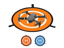 Plataforma de Pouso Universal Dobrável de 55 Cm com Dupla Face para Drones Dji Mini 4 / Mini 3 Pro / Avata / Air 3 / Mavic 3 / Fimi X8 Mini MDUG