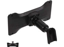 Suporte Para Câmera Veicular Para Espelho Retrovisor Interno, Kit Com 1 Placa De Pvc Tubular Grande Nº 15