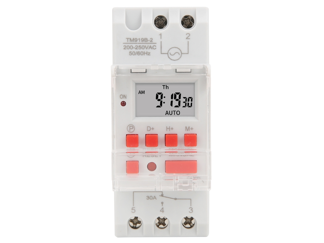 Interruptor Digital Programável S/MARCA 7 Dias com LCD