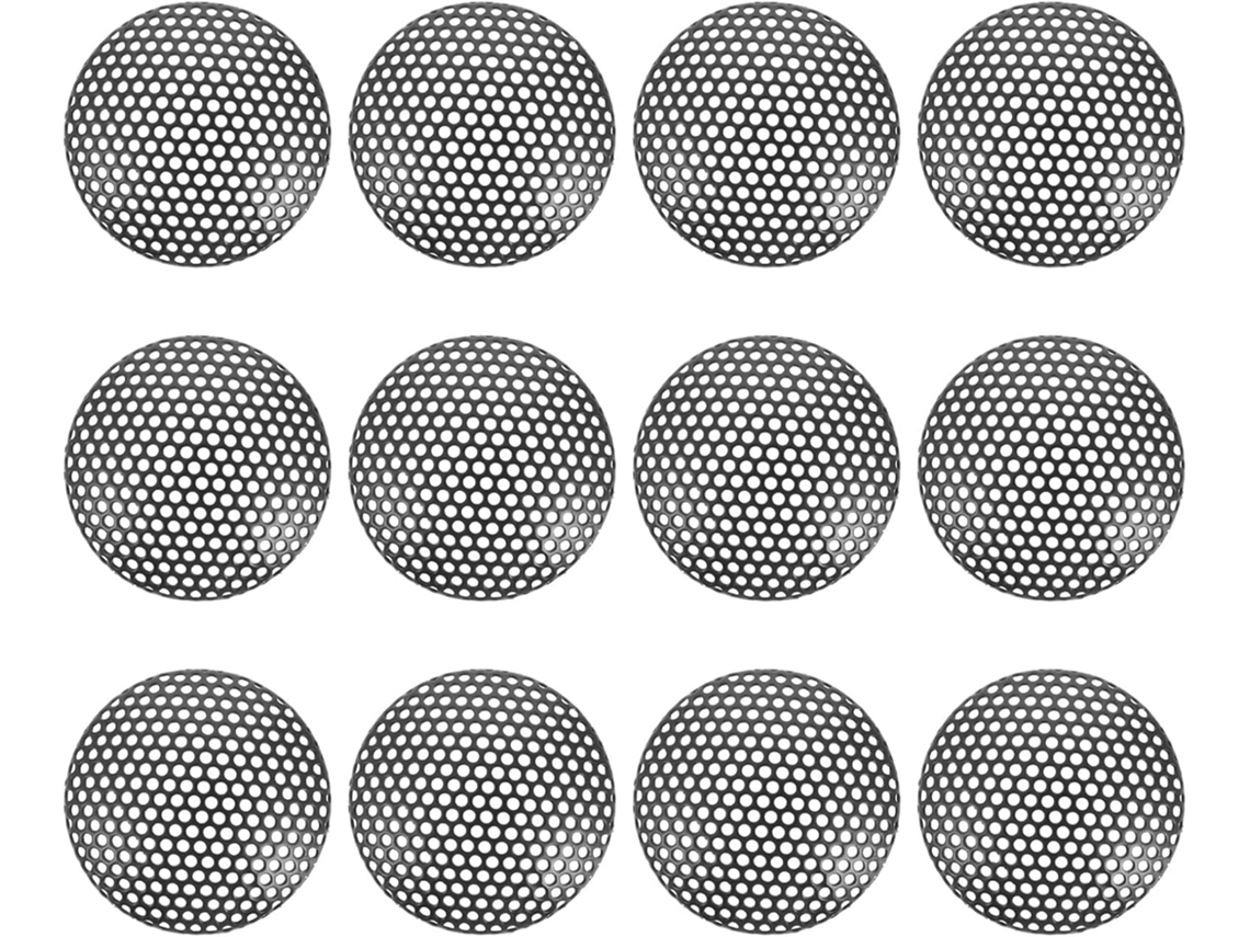 Redes De Proteção Pretas Para Alto-falantes E Microfones, Feitas De Ferro.