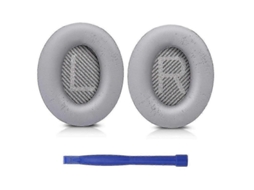 Kit de Orelhas YURU para Fones Bose QC35, Almofada de Espuma de Memória, Cinza