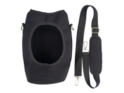 Porta Garrafa com Cinto Ajustável para Esportes ao Ar Livre, Bolsa de Capa, Preta
