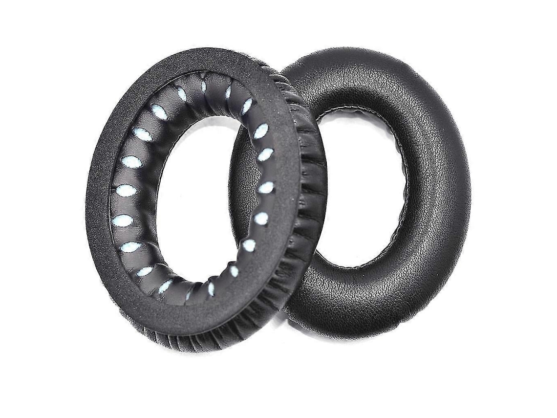 Lurelia Almofadas Auriculares Em Couro Macio Com Espuma Viscoelástica Compatíveis Com Quietcomfort Qc2 Qc15 Qc25 Preto - 1 Par