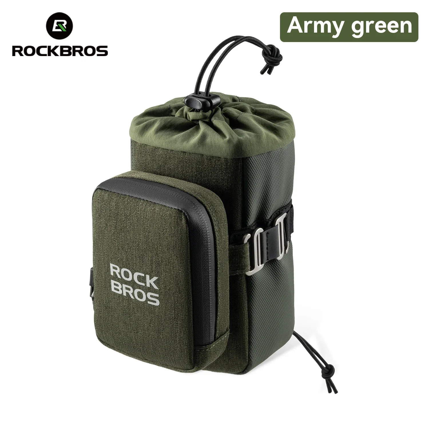 Bolsa de Selim MDUG, multifuncional, leve, para garrafa de água, verde