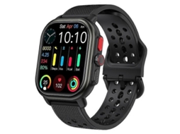 Relógio Inteligente Esportivo Com Tela Amoled Ultra Hd De 2,06 Polegadas E Bluetooth Com Comando De Voz