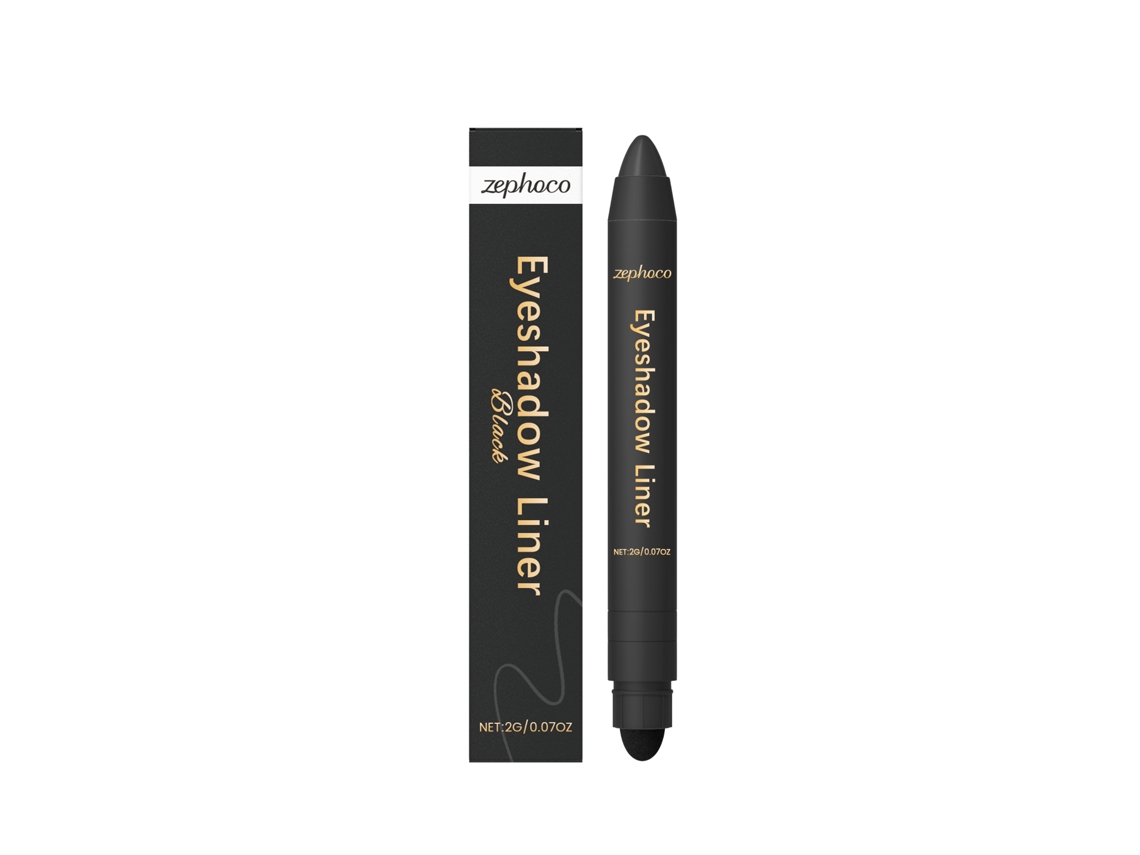 Caneta Eyeliner 2 em 1 Preta para Olhos, Fácil de Aplicar e Duradoura LAXISCREED