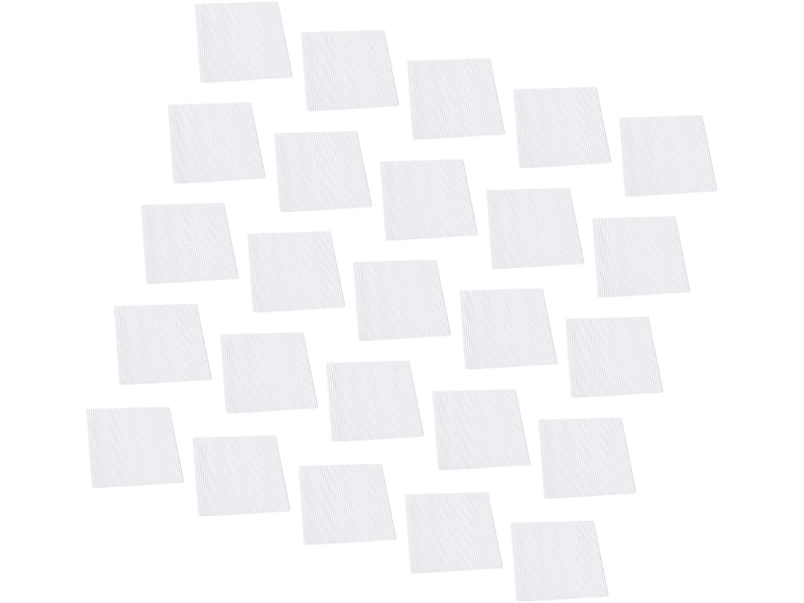 25 Peças Tapete De Papel Resistente Ao Óleo, Branco