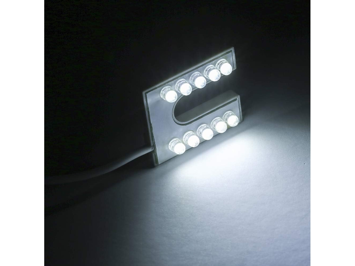 Luz Led U Shape para Máquina de Costura Ac110 250v 2w Base Fixa