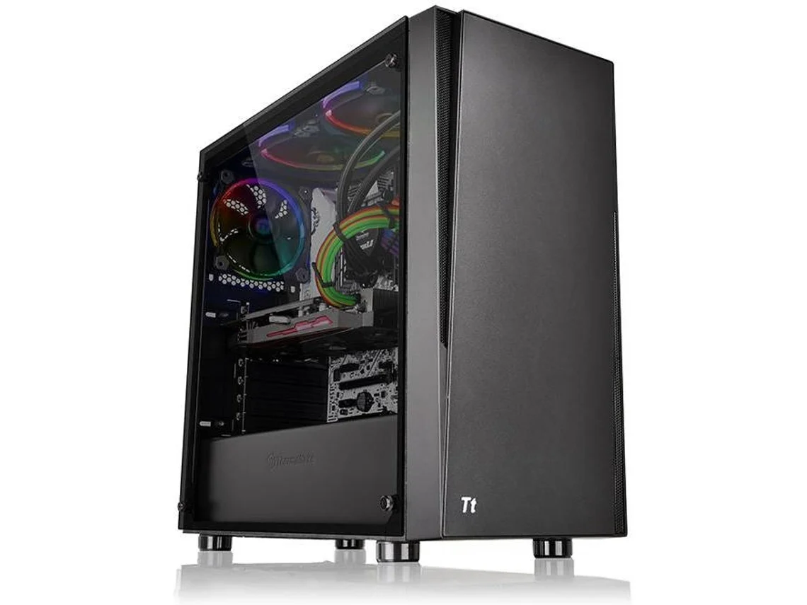Caixa PC TT THERMALTAKE Versa J21 Vidro Temperado (ATX Mid Tower - Preto)