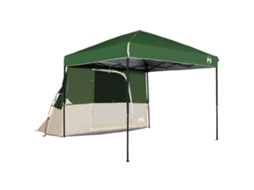 Conjunto de Tenda de Camping 2 Pcs Verde Tafetá e Tecido VIDAXL