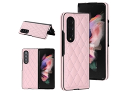 Capa Dobrável De Microfibra Em Formato De Losango Para Samsung Galaxy Z Fold4