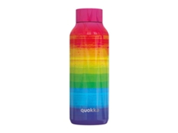 Garrafa Térmica De Aço Inoxidável 510 Ml Quokka Solid Brilvibera (arco Íris)