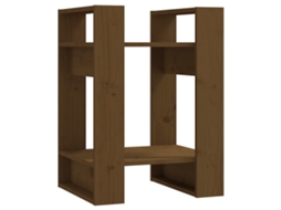 Book Cabinet, Book Cabinets Vidaxl Marrom Madeira De Pinho (41 X 35 X 57 Cm)