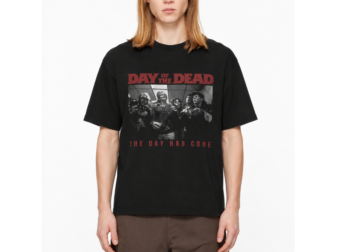 Rockinstone Day Of The Dead Dotd The Day Has Come Black T-shirt Size:xl