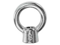 Olho Porca Inox Prateado 8 Mmplastimo