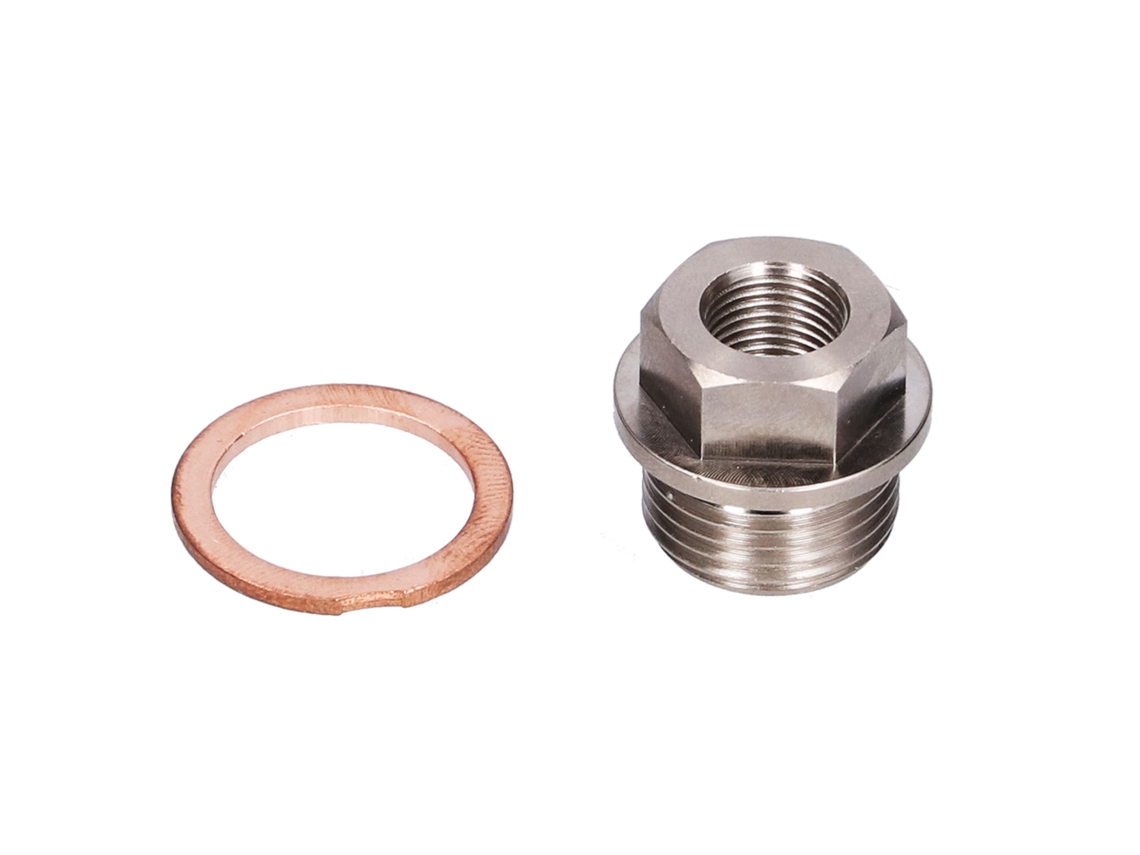 Laxiscreed Sensor Adapter Compatível Com Roscas M18x1.5 E 1/8npt Para Monitorização De Temperatura De Água De Escape