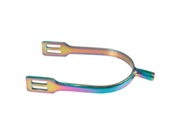 Esporas Flat End Ss Rainbow Dourado 20 Mmhorka