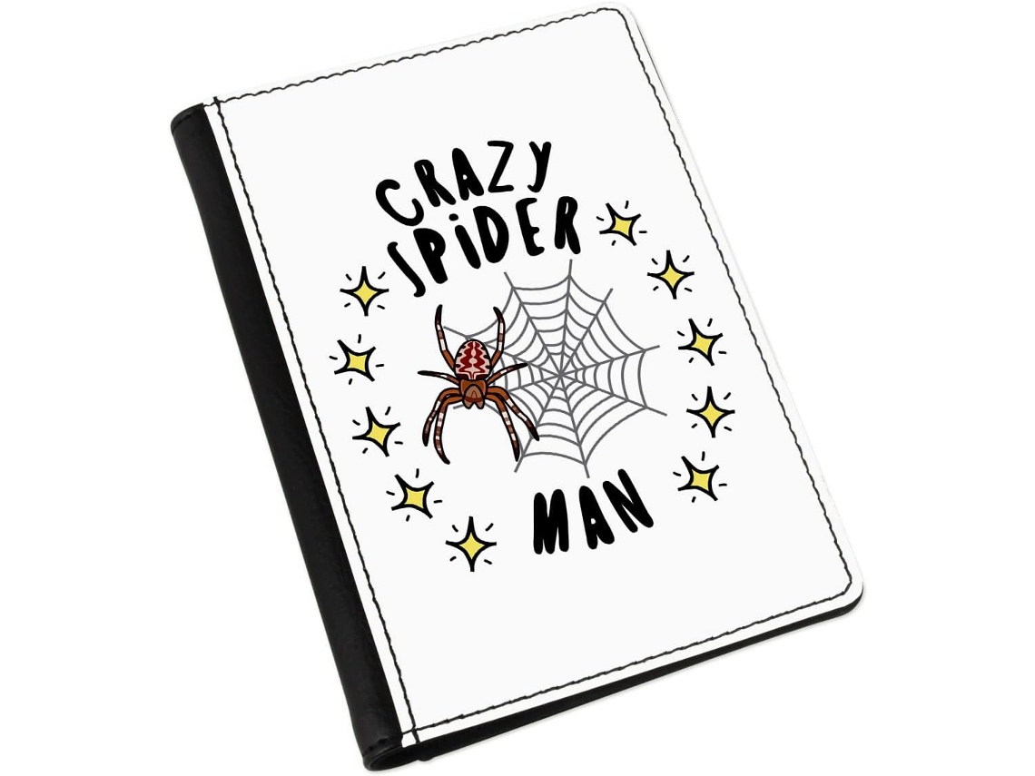 Capa para Passaporte com Estampa do Homem Aranha Louco da