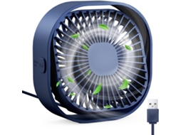 Ventilador De Mesa Portátil Com Função Resfriamento, Mini