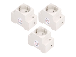 Laxiscreed Adaptador De Ranhura Para Presilhas De Energia 10-16a Industrial