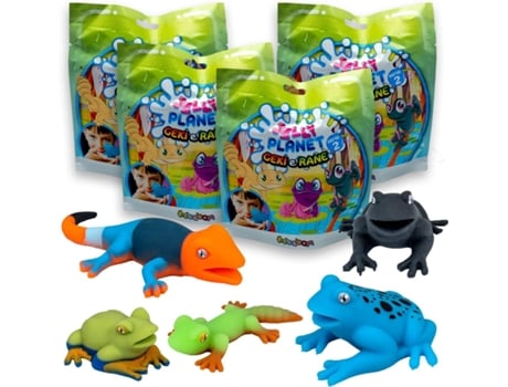 Exibição 8 Jelly Planet Geckos E Sapos Sbabam