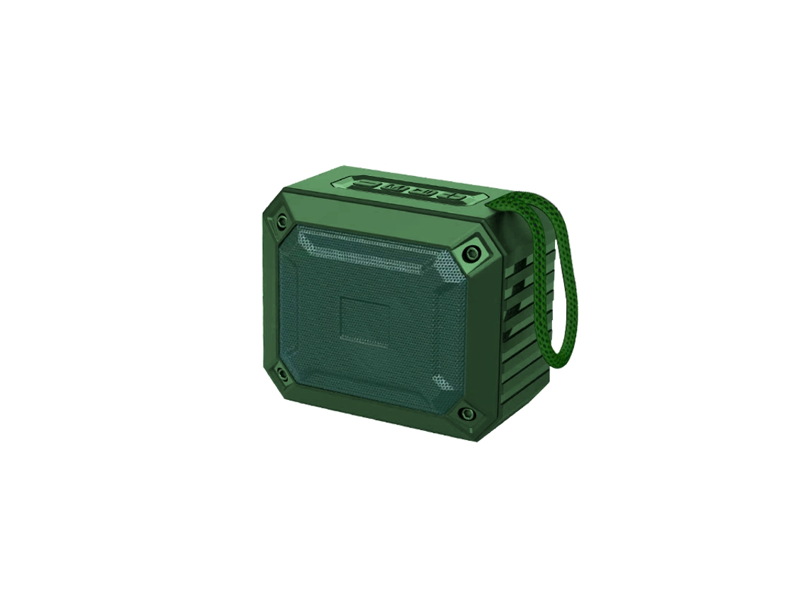 Alto falante Bluetooth Multifuncional Criativo MDUG (verde)