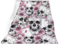 Manta Pequena Syjym Halloween em Flanela com Estampa Digital Confortável Macia e Quente de Dupla Face Ideal Pa