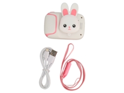 Câmera Digital Infantil Hd com Tela de 2.0 polegadas, Mp3, para Crianças de 3 a 9 anos Rosa | S/MARCA