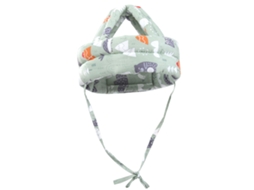 Primerox capacete de Segurança para Bebê Proteção Cabeça Macio Algodão para Rastejar Andar Verde Floresta