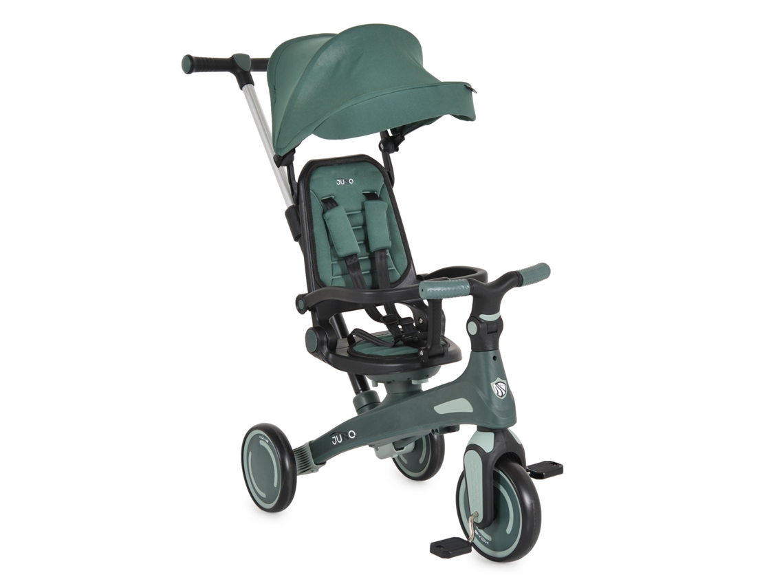 Byox Juno Evolutionary Triciclo Multifuncional 4 Em 1 Com Controlo Parental - Green