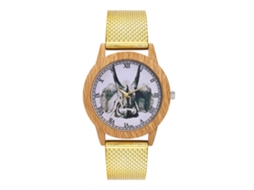 Relógio Zhoulianfa T96-f Dourado de Quartzo para Homens e Mulheres, 4 Cores