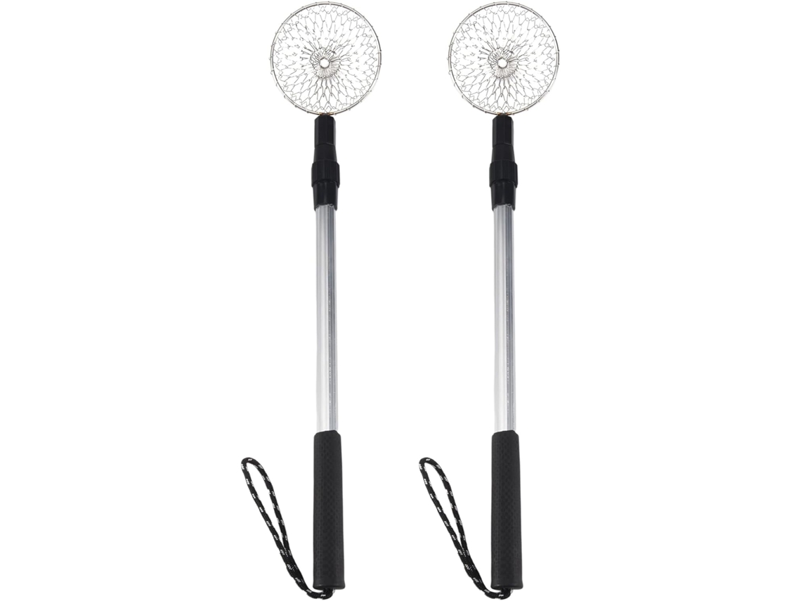 Conjunto De 2 Pás De Praia Telescópicas Extra Longas Para Coletar Pedras, Conchas E Outros Materiais Gokoco